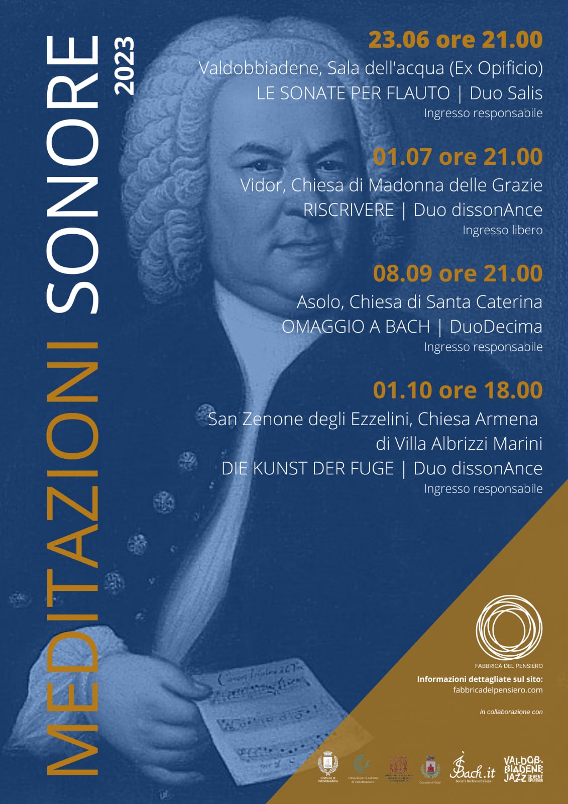 Ritorna Meditazioni Sonore, la rassegna dedicata a Johann Sebastian Bach. Presentato il calendario dell’edizione 2023.