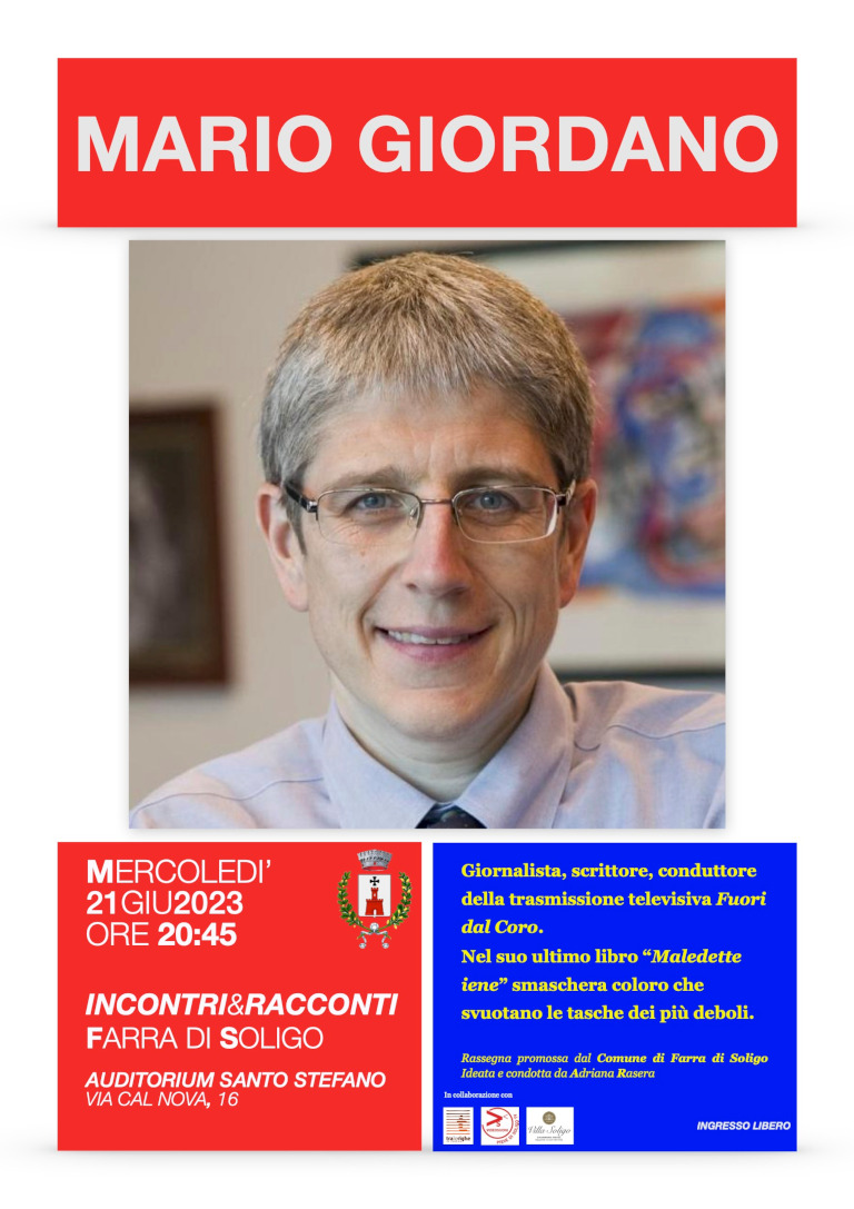 “Incontri & Racconti” con Mario Giordano